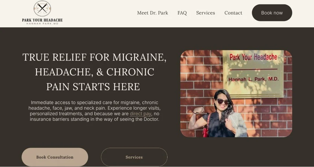 Park Your Headache website